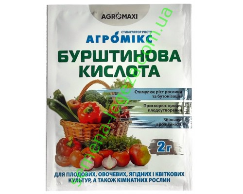 Бурштинова кислота - 2 гр.
