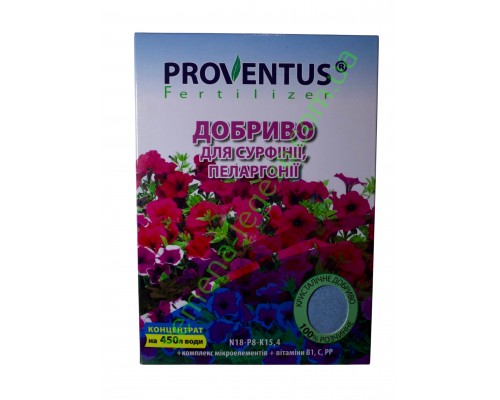 Удобрение провентус для петуний,сурфиний и пеларгоний - 300 гр.
